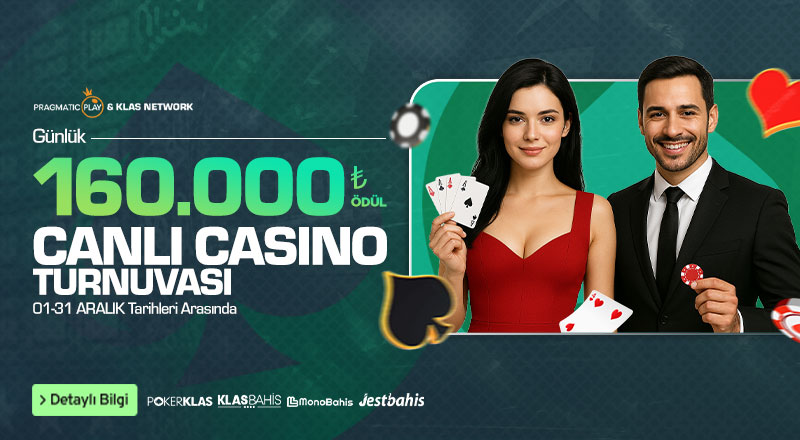 Pragmatic Play & Klas Network Özel Canlı Casino Turnuvası