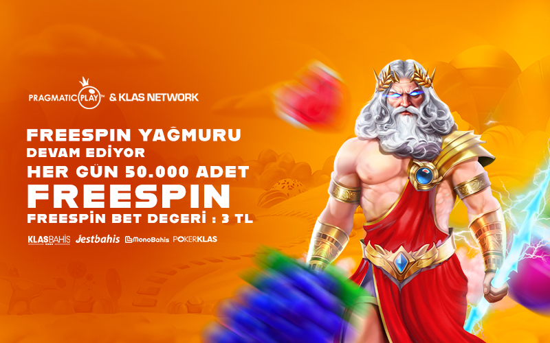 Pragmatic Play & Klas Network Özel Freespin Turnuvası