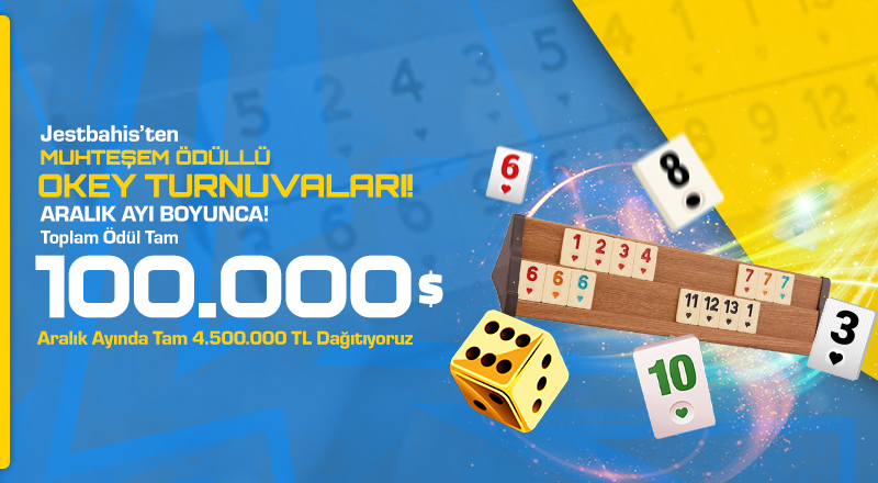 Okey Turnuvası 40.000$ Ödüllü