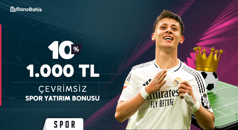 Çevrimsiz Spor Yatırım Bonusu %10